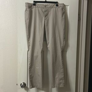 Khaki colored dress pants size 16 regular.